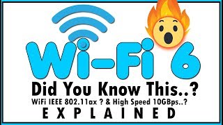 WiFi 6 80211 AX  Latest WiFi Technology Explained  WiFi Names amp Standards  Digital Inspires [upl. by Inaluahek]