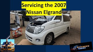 Servicing my 2007 Nissan Elgrand Service [upl. by Battista]