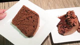 Gluten Free Dairy Free Chocolate Chiffon Cake [upl. by Bernita192]