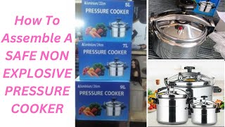 Assembling the best non explosive pressure cooker Auntie How Do I [upl. by Anaoy]