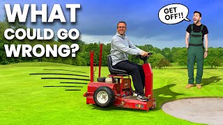 CRAZY MACHINE GREENKEEPERS USE BUT WHAT IS IT [upl. by Oirram]