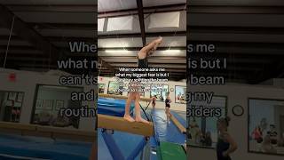 When people ask what my biggest fear is… 🫣 teamgymnast gymnast aerobicgymnastics gymanstics [upl. by Mikal]