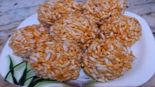 मुरमुरा लड्डूMurmurs Laddu Recipeyoutubeshorts shorts indianfood villagecooking [upl. by Ednarb]