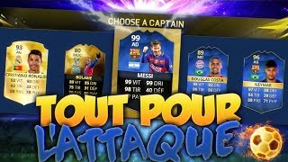 FUT 16  LA DRAFT TOUT POUR L ATTAQUE [upl. by Ikcin]