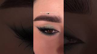 Green Brown Eye Makeup Tutorial shortvideoyoutubeshortsviralvideomakeupartist [upl. by Maire720]