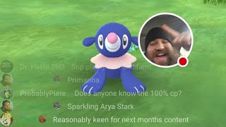 Popplio Community Day  New Shiny Hunt  LIVE  Pokemon GO [upl. by Cirone109]