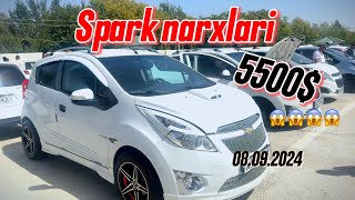 08092024 Soark narxlari Samarqand moshina bozori cobalt spark gentra automobile avto rek [upl. by Yelsnia]