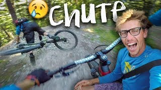 BRUTISODE 12  CHUTE SPECTACULAIRE  VTT vélo enduro [upl. by Fransen]