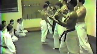 Chinen Sensei Teaching Sanchin Kata 1985 [upl. by Bartie]