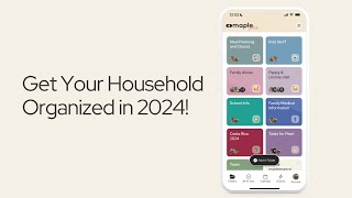 Get Your Household Organized in 2024 with Maples Free App [upl. by Knox]