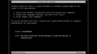 Windows\System32\Config\System Missing Or Corrupt Fix Tutorial [upl. by Greenstein660]