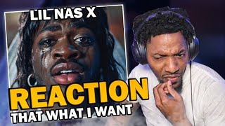 Lil Nas X  THATS WHAT I WANT REACTION [upl. by Iggy]