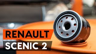 Så byter du oljefilter och motorolja på RENAULT SCENIC 2 JM AUTODOCLEKTION [upl. by Nayar]