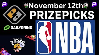 Prize Picks Props NBA Nov 12th [upl. by Corneille888]