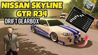 Best New Drift Settings for Nissan GTR R34 in Car Parking Multiplayer [upl. by Anitsirc]