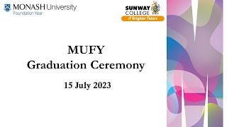 MUFY Graduation July 2023 [upl. by Halik]