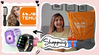 🛍ჩემი პირველი შეკვეთა TEMU დან 🎁 [upl. by Thorlie]