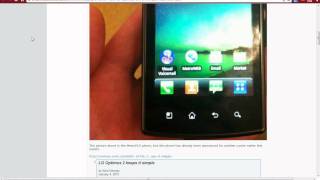 metroPCS Rumor LG Optimus 695 aka Optimus 2 or LG AS680 [upl. by Mahmoud]