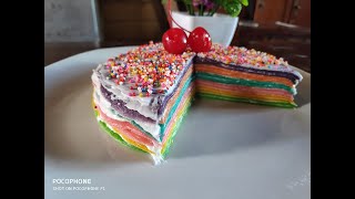 CREPE CAKE RAINBOW [upl. by Loeb]