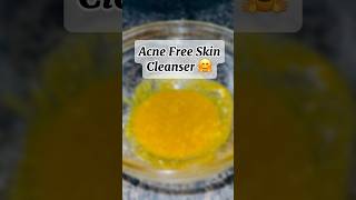 Acne Free Skin Cleanser 🥰 youtubeshorts beautytips skincare homemaderemedy [upl. by Thurmond]