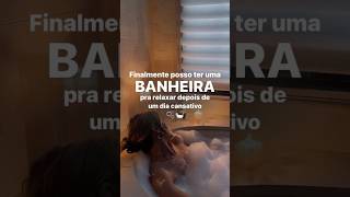 Finalmente posso ter uma banheira para relaxar depois de um dia cansativo 🛁💖 [upl. by Shem770]