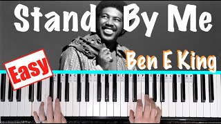 How to play STAND BY ME  Ben E King Piano Tutorial Easy [upl. by Midian]