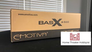 Emotiva BasX A500 Unboxing [upl. by Jahdol]