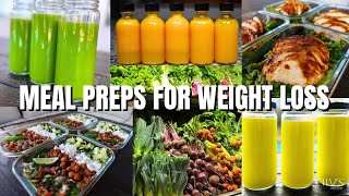 MEAL PREP FOR WEIGHT LOSS  KETO FRIENDLY MEAL IDEAS  DETOX JUICE FOR WEIGHT LOSS [upl. by Goldsworthy664]