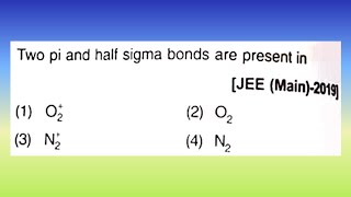 Two pi and half Sigma bonds are present inI Krishna Ke Doubts [upl. by Polad]