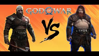 Kratos vs Thor Showdown  God of War Ragnarok 4K 60FPS [upl. by Maxa]