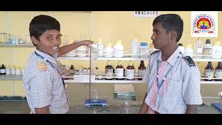 quotEffortless Separation of Immiscible Liquids with a Separating funnelquot  Vikas High School Siddipet [upl. by Lesna]