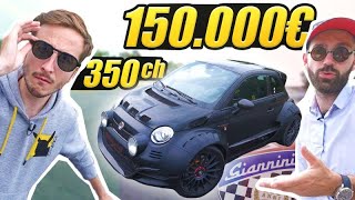 Essai Fiat 500 Giannini 350GP4  Petite bombe grosse violence [upl. by Seravat101]