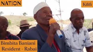 Rabai residents give government 30day ultimatum to solve KilifiMombasa border dispute [upl. by Bashuk966]