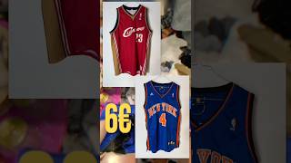 J’achète deux maillots de basket pour 6 euros en videgrenier Maillots de LeBron et Robinson [upl. by Nitnilc]