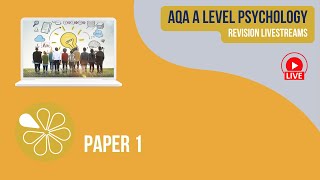 AQA A Level Psychology  Live Revision  Paper 1 [upl. by Melamie]