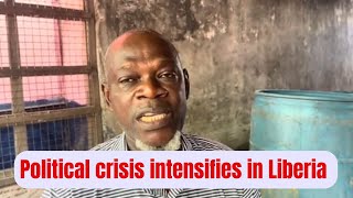 Liberians react to political crisis at the House of Representatives Monrovia Liberia 2024 [upl. by Aikaz]