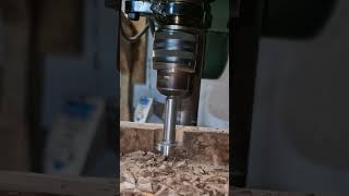 Forstner bit shorts diy woodworking lifehacks tools diywoodworking woodworkingtools [upl. by Chobot]