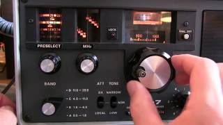 246 How to operate  tune the Yaesu FRG7 Frog7 Receiver [upl. by Jara211]