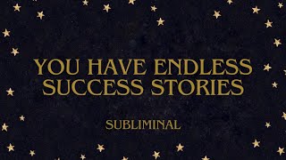 you have endless success stories [upl. by Rihaz]