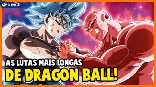 AS LUTAS MAIS LONGAS DE DRAGON BALL [upl. by Hodge302]