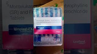 Minolast FXA use asthma adult antiallergic leeford pharma [upl. by Thgiwed562]