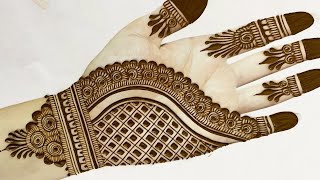 Very easy full hand mehndi design  front hand mehndi design simple  mehandi design  mehndi design [upl. by Atinhoj]