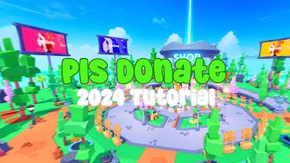 The PLS DONATE 2024 Tutorial 💸⭐ robloxplsdonate [upl. by Asila]