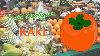 Fruit exotique comment manger le kaki [upl. by Byrann]