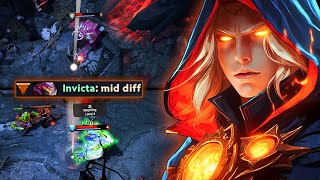 EPIC RANK 500 EXORT INVOKER PERFECT GAMEPLAY  Dota 2 Invoker [upl. by Adnarym584]