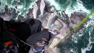 Urban Paragliding Over Iquique Chile with Extreme Landing [upl. by Anrim68]