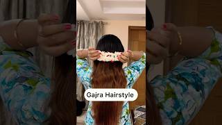 Easy Gajra Hairstyle for Festive✨💕 hair hairstyle viralvideo shorts trending subscribe [upl. by Charla]