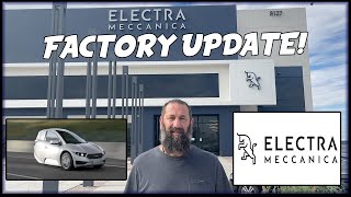 ElectraMeccanica Factory Update  4th Visit [upl. by Hamitaf495]