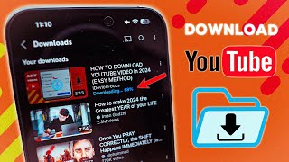 How to Download ANY YouTube Video on iPhoneAndroidPCMac Offline  2024 [upl. by Comras]