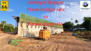 Attingal Bypass from bridge site to Ramachamvila [upl. by Shumway372]